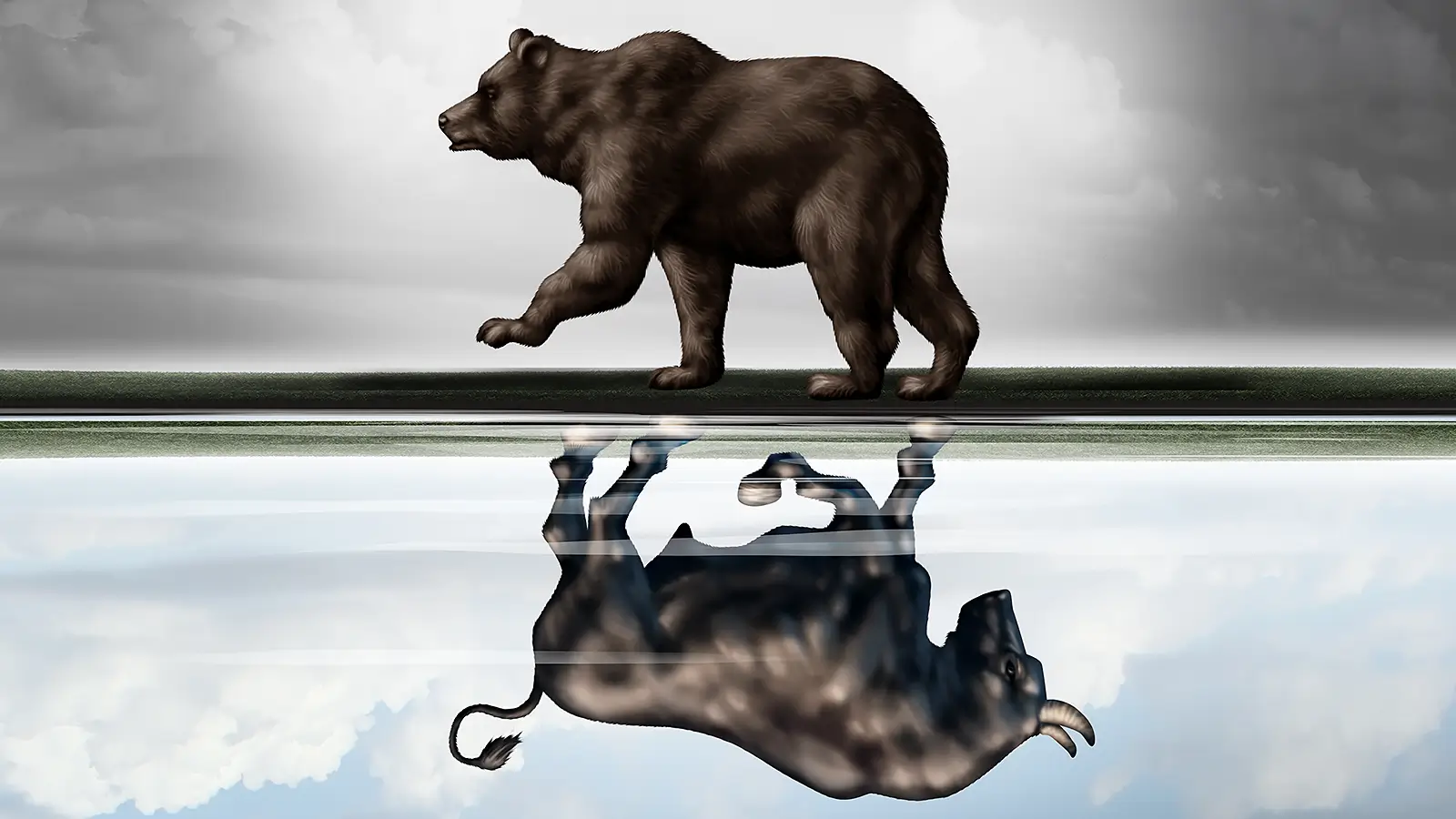 Akcie ovládl medvěd - medvědí trhy