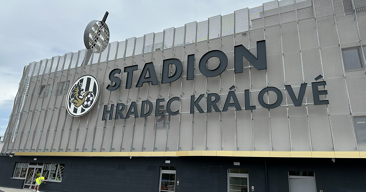 Nový stadion FC Hradec Králové